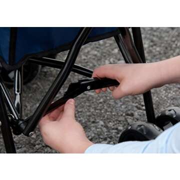 Pet Gear Travel Lite Pet Stroller for Cats and Dogs up to 15-pounds, Black