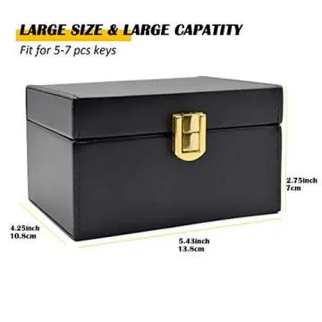 briidea Faraday Box Key Fob Protector, RFID Signal Blocking Box, Faraday Box Signal Blocking Shielding Box for Car Key