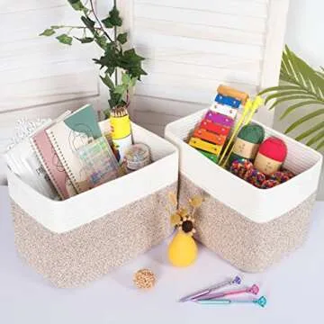 MINTWOOD 3-Pack Decorative Storage Baskets for Any Space