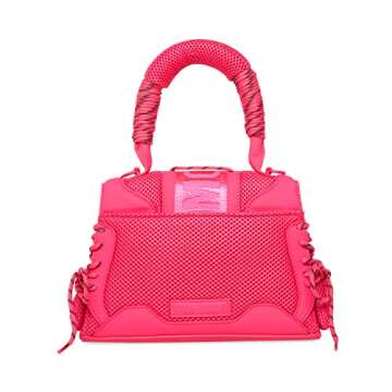 Steve Madden Diego Top Handle Crossbody, Neon Pink