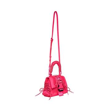 Steve Madden Diego Top Handle Crossbody, Neon Pink