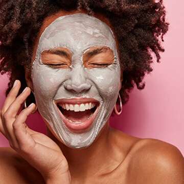 Moroccan Ghassoul Clay Mask - Organic Natural Facial Mask and Skin Care Treatment - Anti-aging Mud Mask Heals Dry & Oily Skin, Acne, Eczema & Psoriasis - 8 Oz