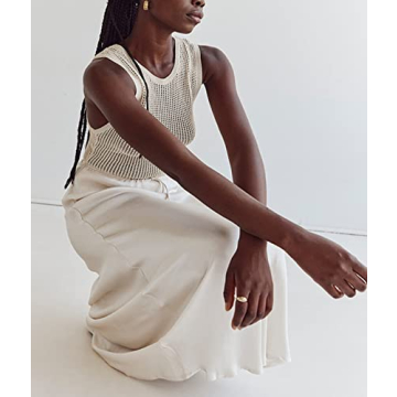 Chic Women's Strapless Crochet Bandeau Tube Top for Summer Style