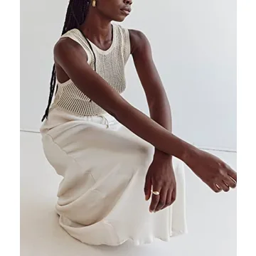 Chic Women's Strapless Crochet Bandeau Tube Top for Summer Style