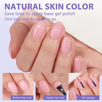 BTArtbox Extra Short Almond Gel Nails Salon Quality DIY