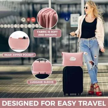 SOAGREVI Travel Blanket Pillow for Ultimate Comfort
