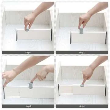 TENABORT Adjustable Drawer Dividers for Perfect Organization