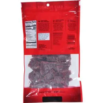Jack Link's Beef Jerky, Teriyaki, Half Pounder Large Jerky Bag – Flavorful Meat Snack, Ready to Eat Protein Snacks with 11g of Protein, Made with 100% Beef, Keto, Paleo & Carnivore Diet Ready