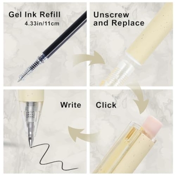 RIANCY Gel Pens Set for Smooth Writing and Elegant Style