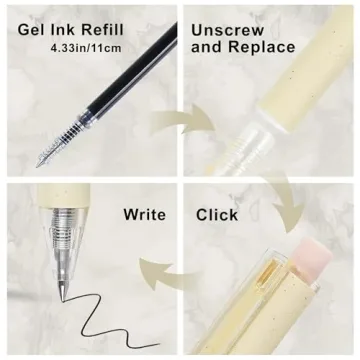 RIANCY Gel Pens Set for Smooth Writing and Elegant Style