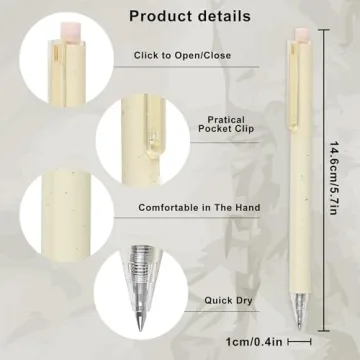RIANCY Gel Pens Set for Smooth Writing and Elegant Style