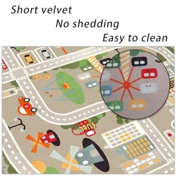 TYKTZXY Car Rugs Play Mat for Kids - Safe and Fun