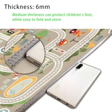 TYKTZXY Car Rugs Play Mat for Kids - Safe and Fun