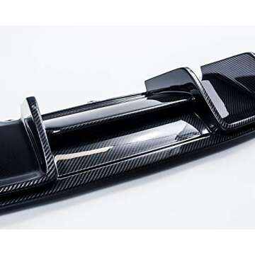 Agency Power AP-B8S4SL-611 Carbon Fiber (Rear Diffuser Audi B8 A4 S-Line | S4), 1 Pack