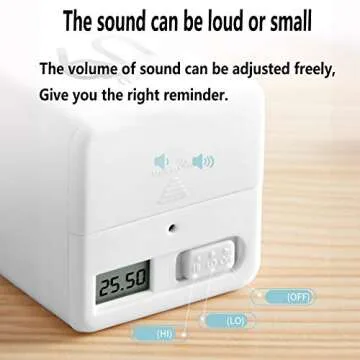 Ljyzoid Cube Timer, Kitchen Cooking Kids Study Workout Classroom Office Gravity Sensor Flip Digital Timer, Time Management and Countdown Settings(15-20-30-60 Minutes, White)