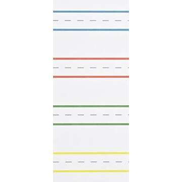 Abilitations - 31473 4-Color Raised ColorCue Paper, Pack of 50