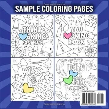 Bold and Easy Swear Word Coloring Book: Groovy and Hilarious Designs for Stress Relief & Relaxation ...