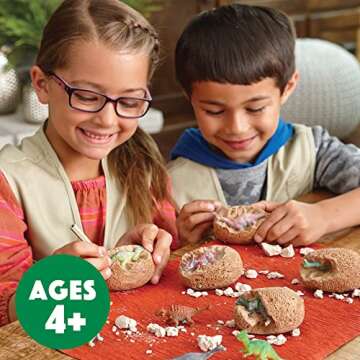 MindWare Dig It Up! Dinosaur eggs excavation kit