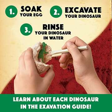 MindWare Dig It Up! Dinosaur eggs excavation kit