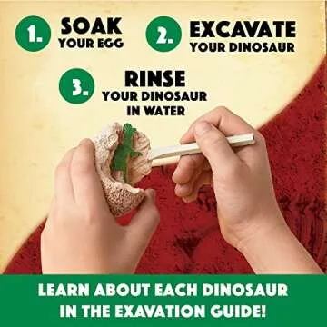MindWare Dig It Up! Dinosaur Eggs Fun Educational Kit