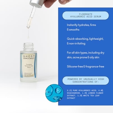 Ghost Democracy Floodgate Hyaluronic Acid Facial Serum for All Skin Types