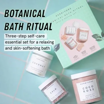 HERBIVORE Bath Ritual Set - Luxurious Self-Care Gift Set