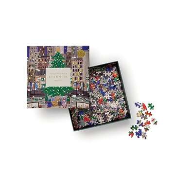 RIFLE PAPER CO. Holidays on Ice Puzzle - 500 Pieces Gift