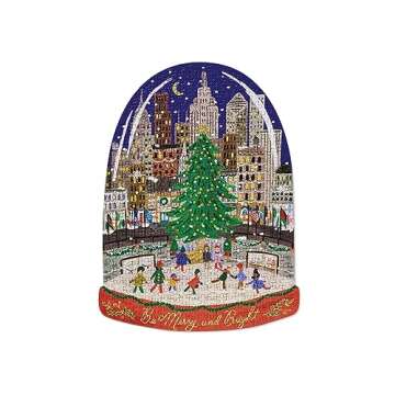 RIFLE PAPER CO. Holidays on Ice Puzzle - 500 Pieces Gift