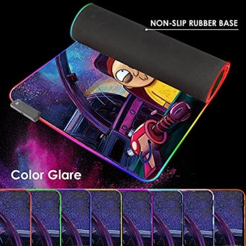 Bimormat RGB Gaming Mouse Pad with LED Lights