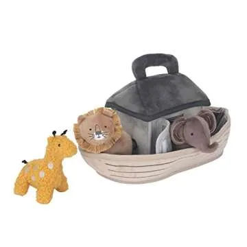 Lambs & Ivy Baby Noah Interactive Plush Boat/Ark with Stuffed Animal Toys