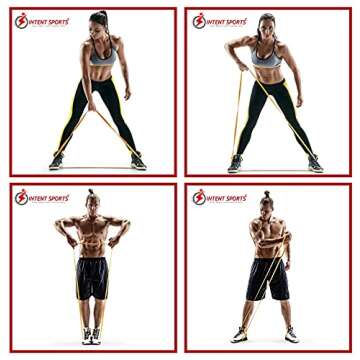 Intent Sports Pull up Assist Band (Yellow)