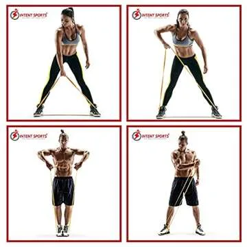 Intent Sports Pull up Assist Band (Yellow)