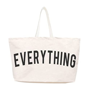 LLYLIU Large Canvas Tote Bag for Eco-Friendly Shopping