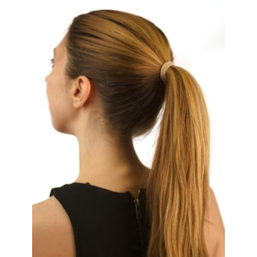 Heliums No Damage Hair Ties Beige Blonde 6mm 18 Pack