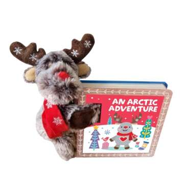 Snap & Snuggle Christmas Plush Book and Bracelet Set