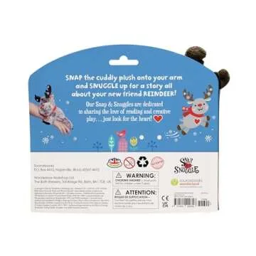 Snap & Snuggle Christmas Plush Book and Bracelet Set