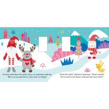 Snap & Snuggle Christmas Plush Book and Bracelet Set