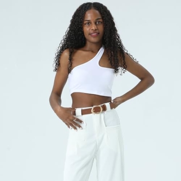 Earnda Stylish Faux Leather Fashion Belt for Women