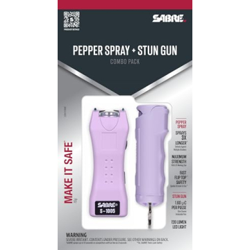 SABRE Pepper Spray & Stun Gun - Ultimate Self-Defense Kit