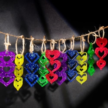 LEOBRO 18 Pack Fine Glitter for Crafting Projects