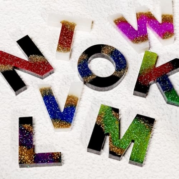 LEOBRO 18 Pack Fine Glitter for Crafting Projects