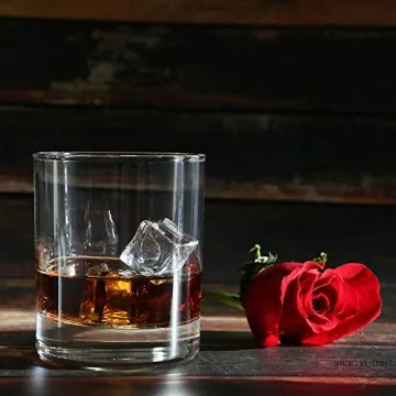 KGnB,Set of 2 Whiskey glasses-10 oz Bourbon Glasses for Old Fashioned Cocktails, Scotch Glasses, Perfect Rocks Glass & Best Gift Set by KGnB