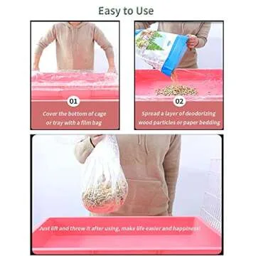 Guinea Pig Disposable Cage Liners for Easy Cleanup