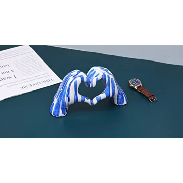 WUBIANJIE Heart-Shaped Love Finger Sculpture for Home Decor
