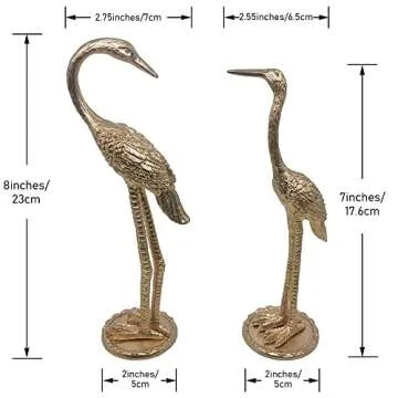 Tricune Elegant Crane Ring Holder for Jewelry Display