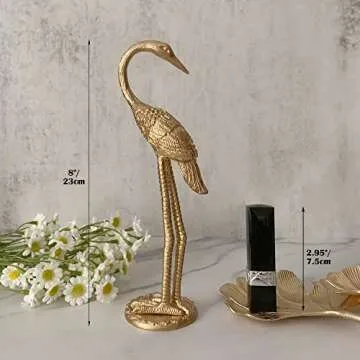 Tricune Elegant Crane Ring Holder for Jewelry Display