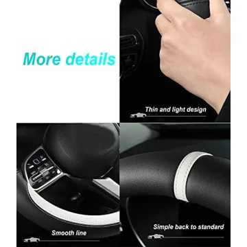 Custom Lexus Steering Wheel Cover - Nappa Leather Non-Slip