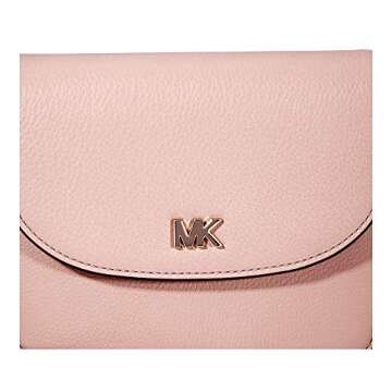 MICHAEL Michael Kors Mott Pebbled Leather Dome Crossbody, Color 133 Fawn