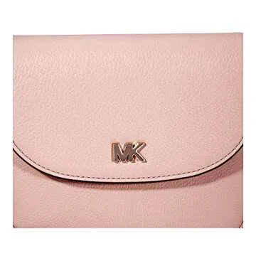 MICHAEL Michael Kors Mott Pebbled Leather Dome Crossbody, Color 133 Fawn