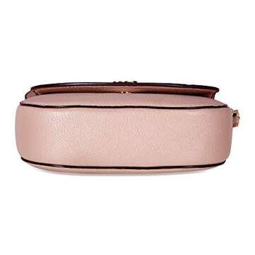 MICHAEL Michael Kors Mott Pebbled Leather Dome Crossbody, Color 133 Fawn